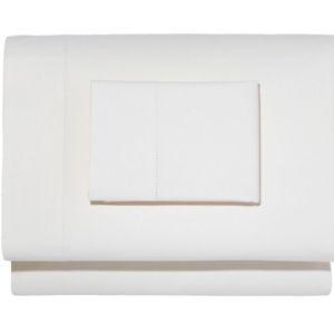280-Thread-Count Pima Cotton Percale Sheet Set - White, size Queen