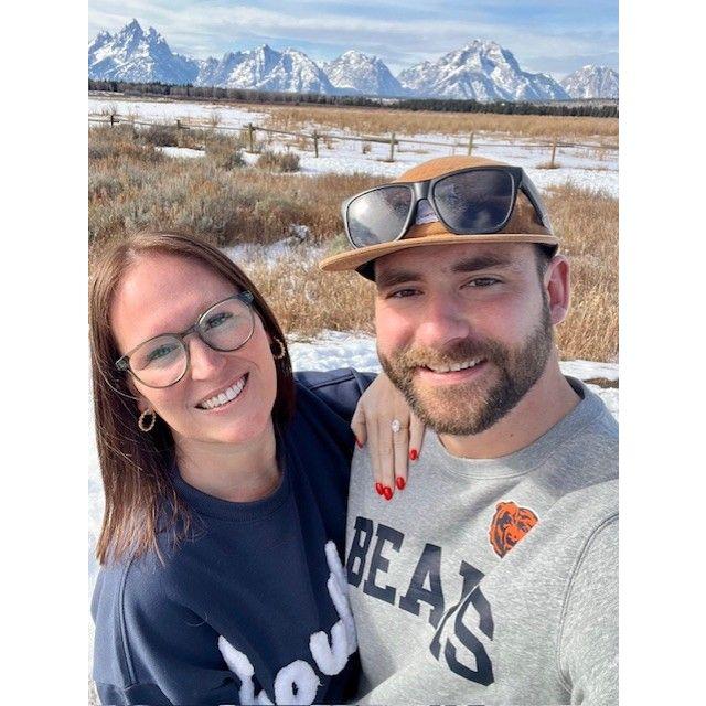 Celebrating our engagement in the Grand Tetons