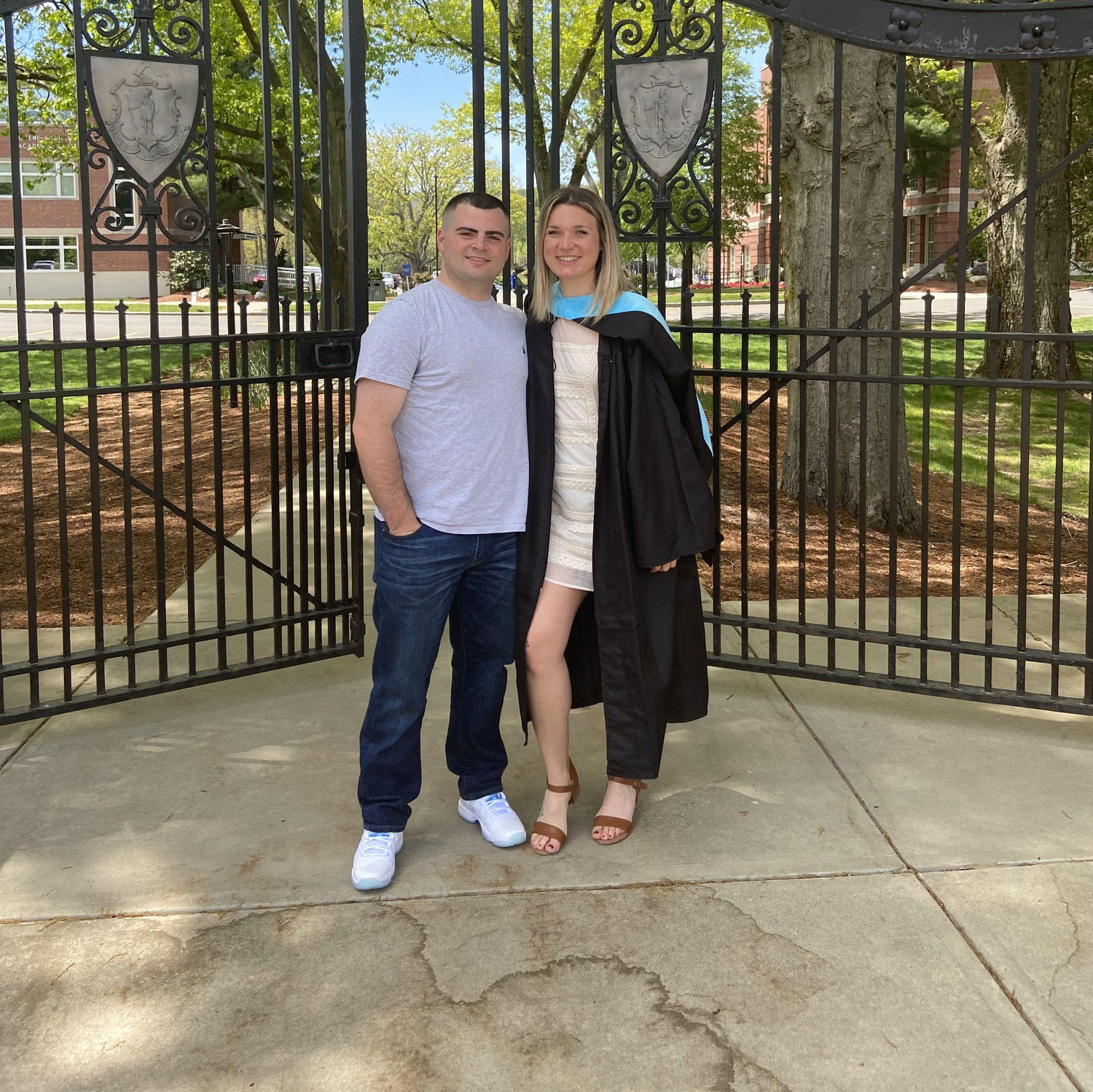 Courtney's graduation with her Master's degree!