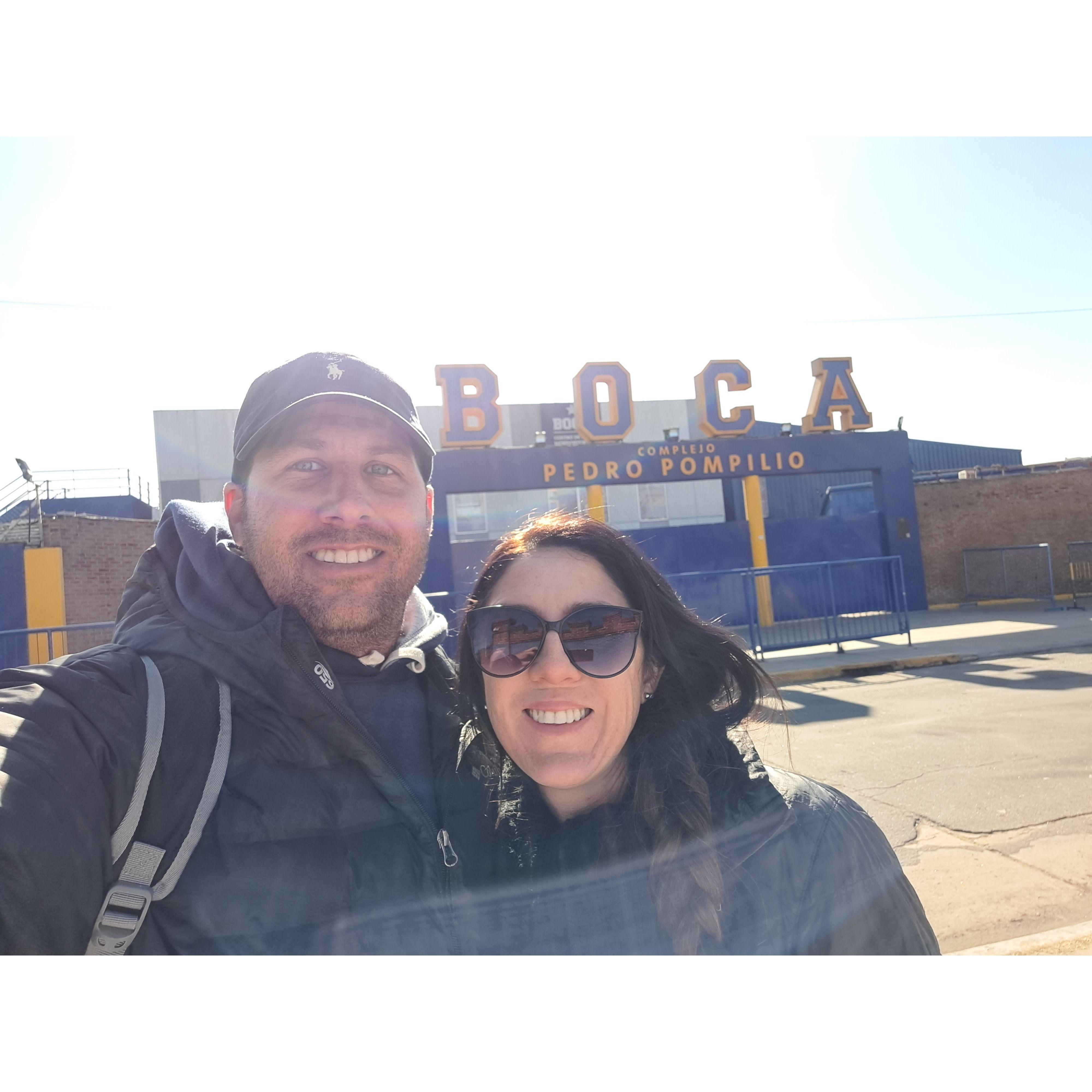 BOCA soccer stadium Argentina