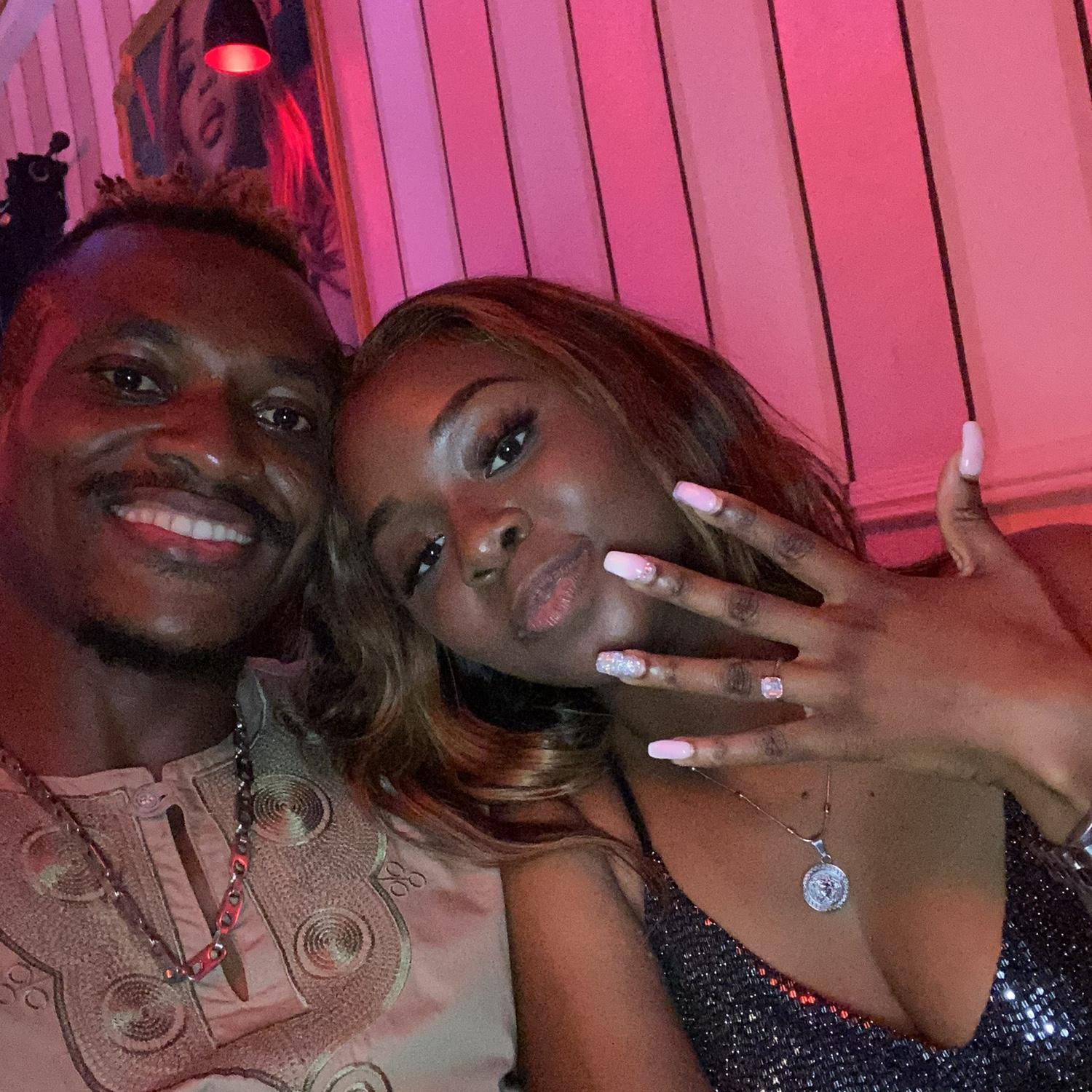 The day we got engaged.