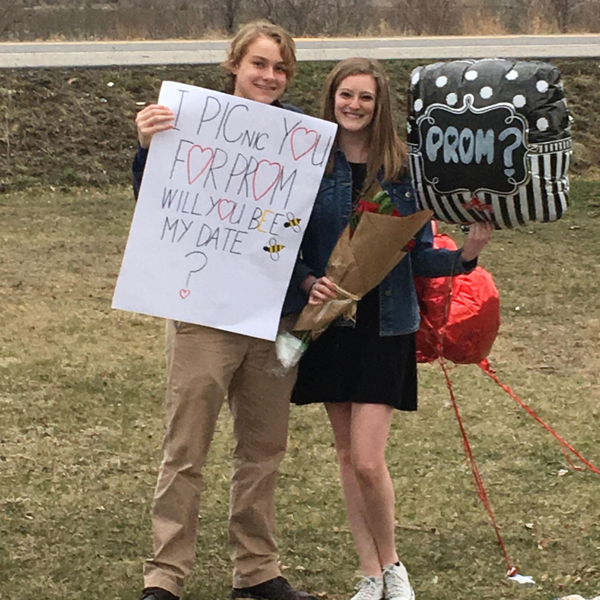 Jack asking Steph to Prom - 2018