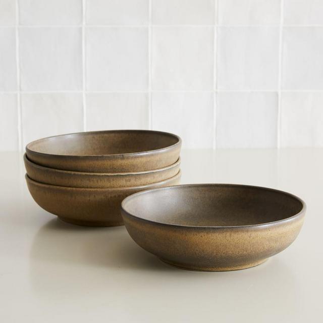 Aaron Probyn Kanto Pasta Bowl, Warm Sand, Matte, Set of 4