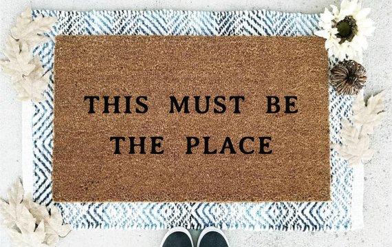 This Must Be The Place - Talking Heads Doormat