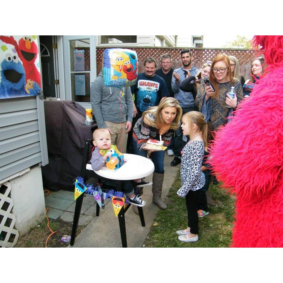 Kev is behind the Balloon, this was our first real picture together and also the picture facebook used when we made it "facebook official"