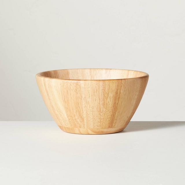 95oz Wooden Serving Bowl Natural - Hearth & Hand™ with Magnolia