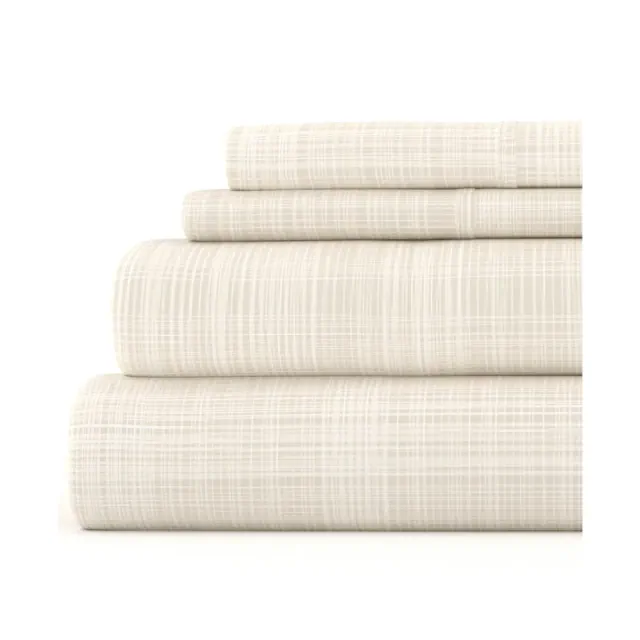 Printed Patterns 4PC Sheet Set - Extra Soft - Becky Cameron, Thatch Ray, Queen