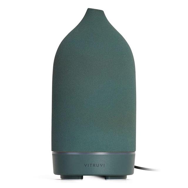 Vitruvi Stone Diffuser, Ceramic Ultrasonic Essential Oil Diffuser for Aromatherapy, Sea 90ml Capacity
