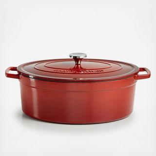 Martha Stewart Collection - Oval 8 Qt. Dutch Oven