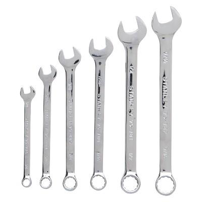 Stanley - STANLEY® 6 Piece Combination Wrench SAE Set - 79-143