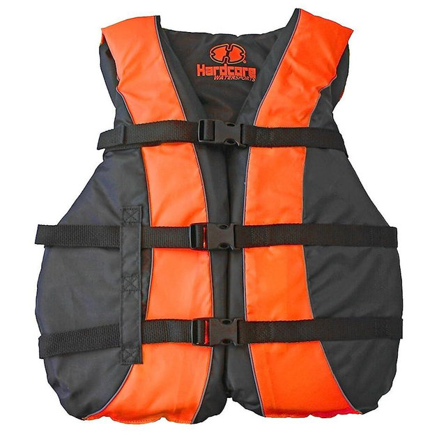 Hardcore Life Jacket Paddle Vest; Coast Guard Approved Type III PFD Life Vest Flotation Device; Jet ski, Wakeboard, Hardshell Kayak lufe Jacket; Ideal Extra Life Jacket for Your Pontoon Boat