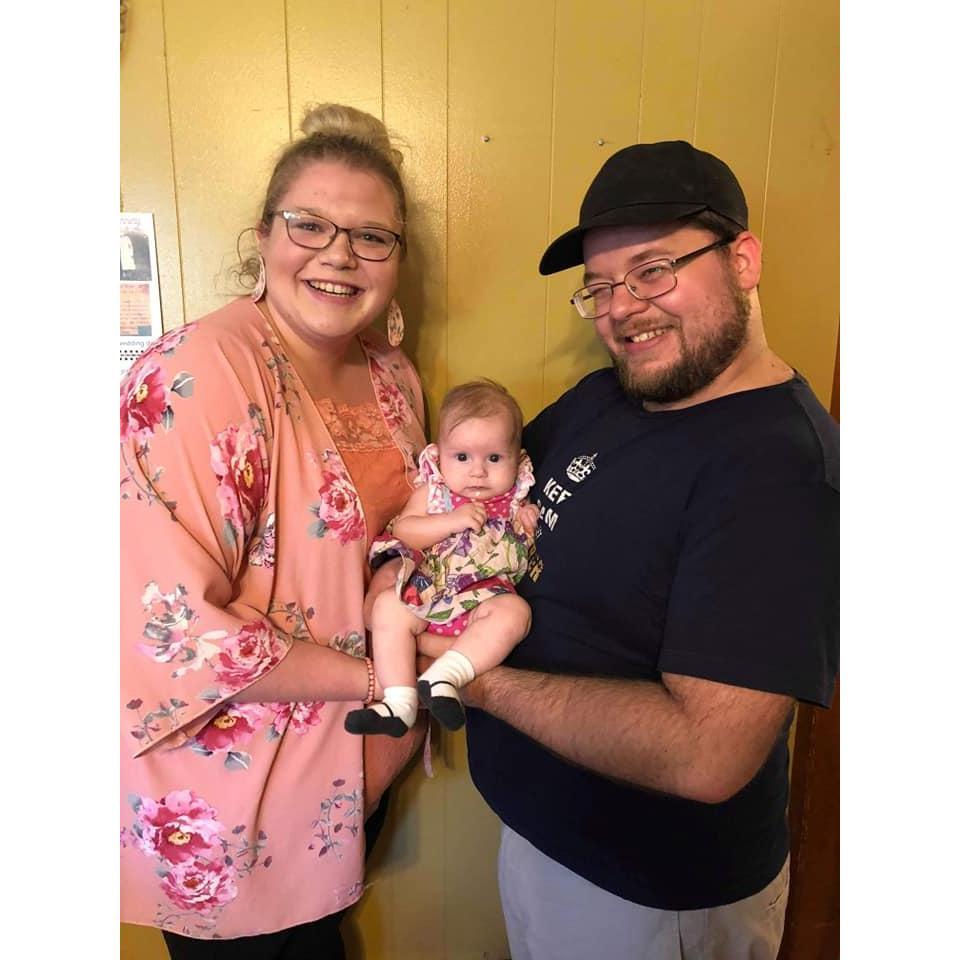 Sebastian and I with baby niece Addi :) Easter 2019