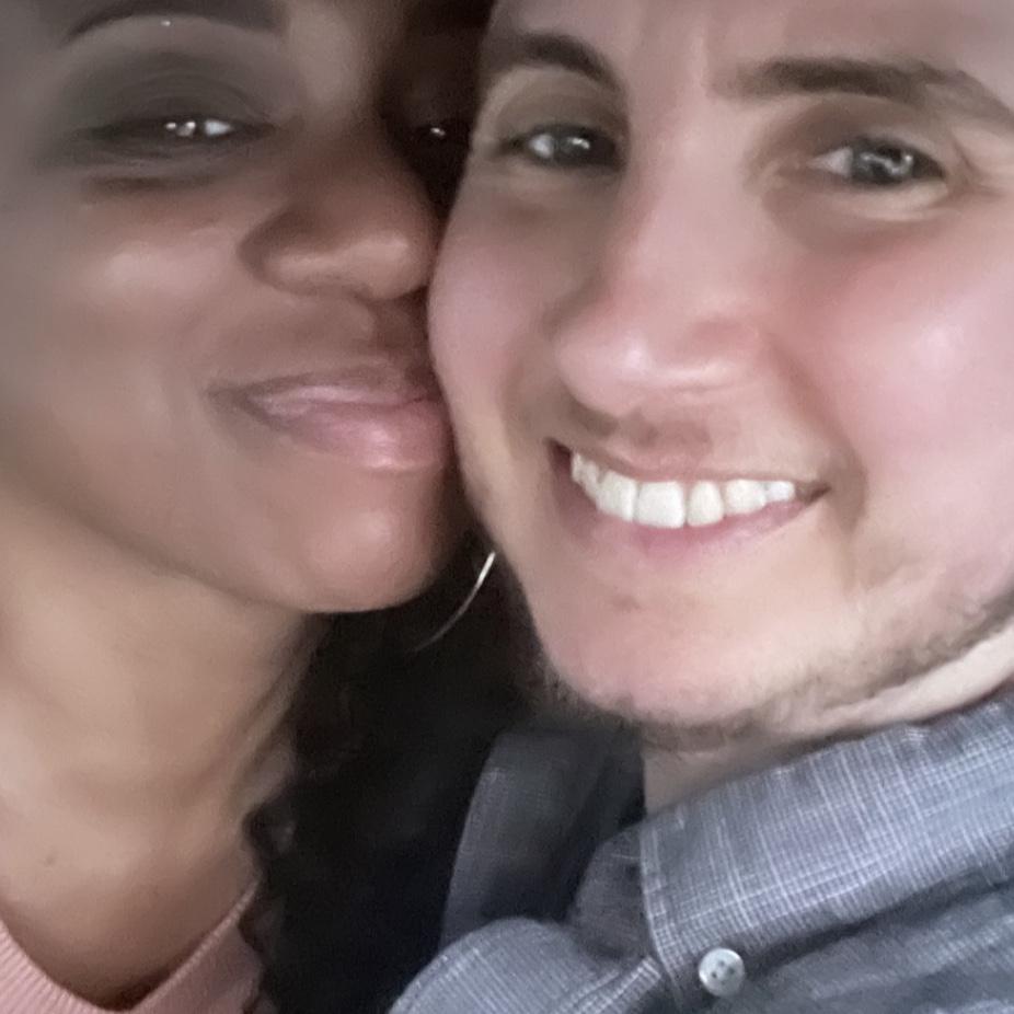 Our first couple photo we posted on social media together