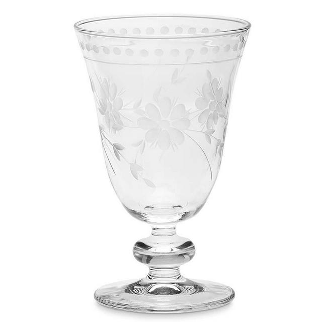 Vintage Etched Water Glass, Each