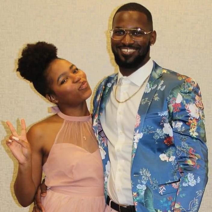 Our first wedding as a couple was at Eric and Chanelle's wedding.