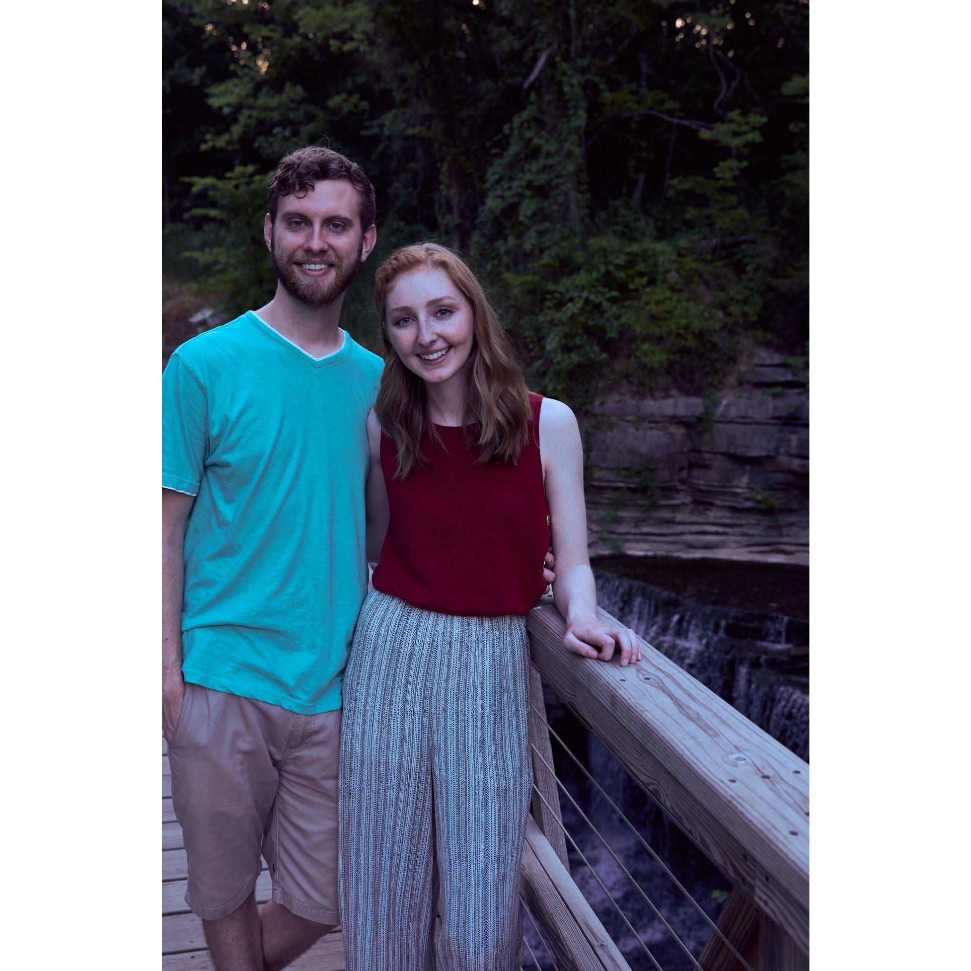 The first picture we took together in Bella Vista, AR.
