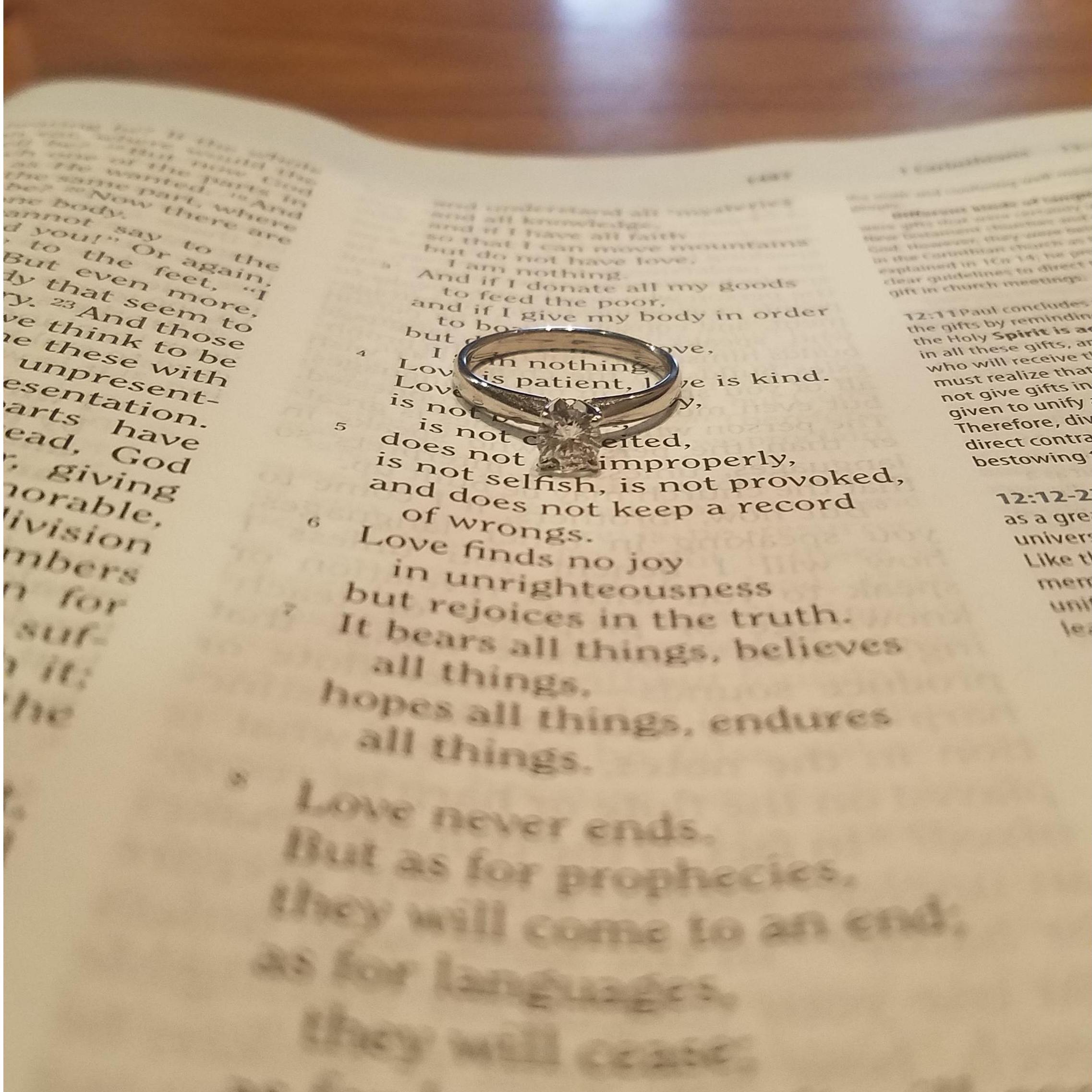Getting to try out all of the "cute engagement photos" from Pinterest.