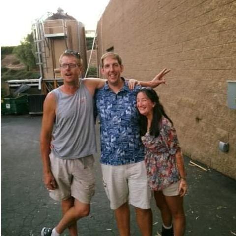 Casey's brother Mike (pictured left) is Casey's Best man. We're pretty sure you'll be able to spot him - he's the only person taller than Casey invited to the wedding.