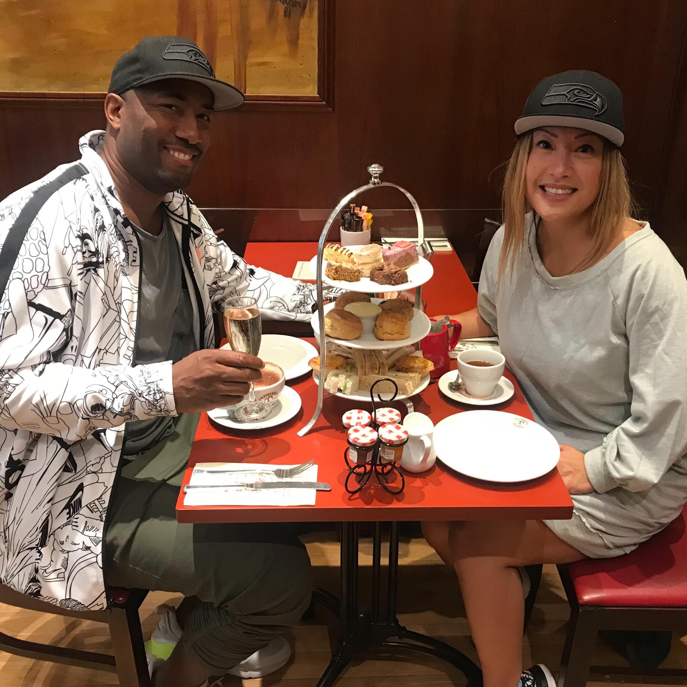 Rose loves high tea. Zaki loves Rose, so he tolerates high tea.