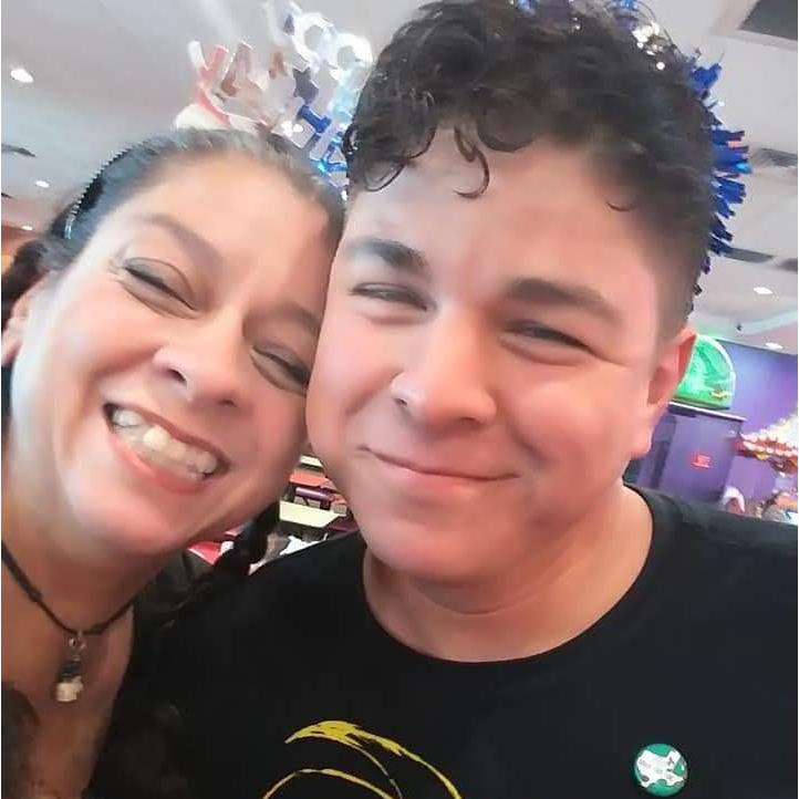 Jubal and Laura on his birthday.