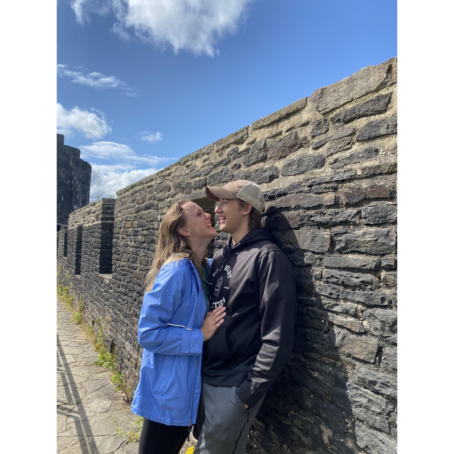 caerphilly castle in wales