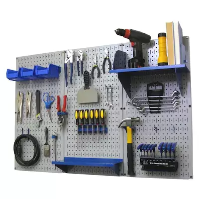 Wall Control  30-Piece Steel Pegboards Kit (Actual: 16-in x 32-in)