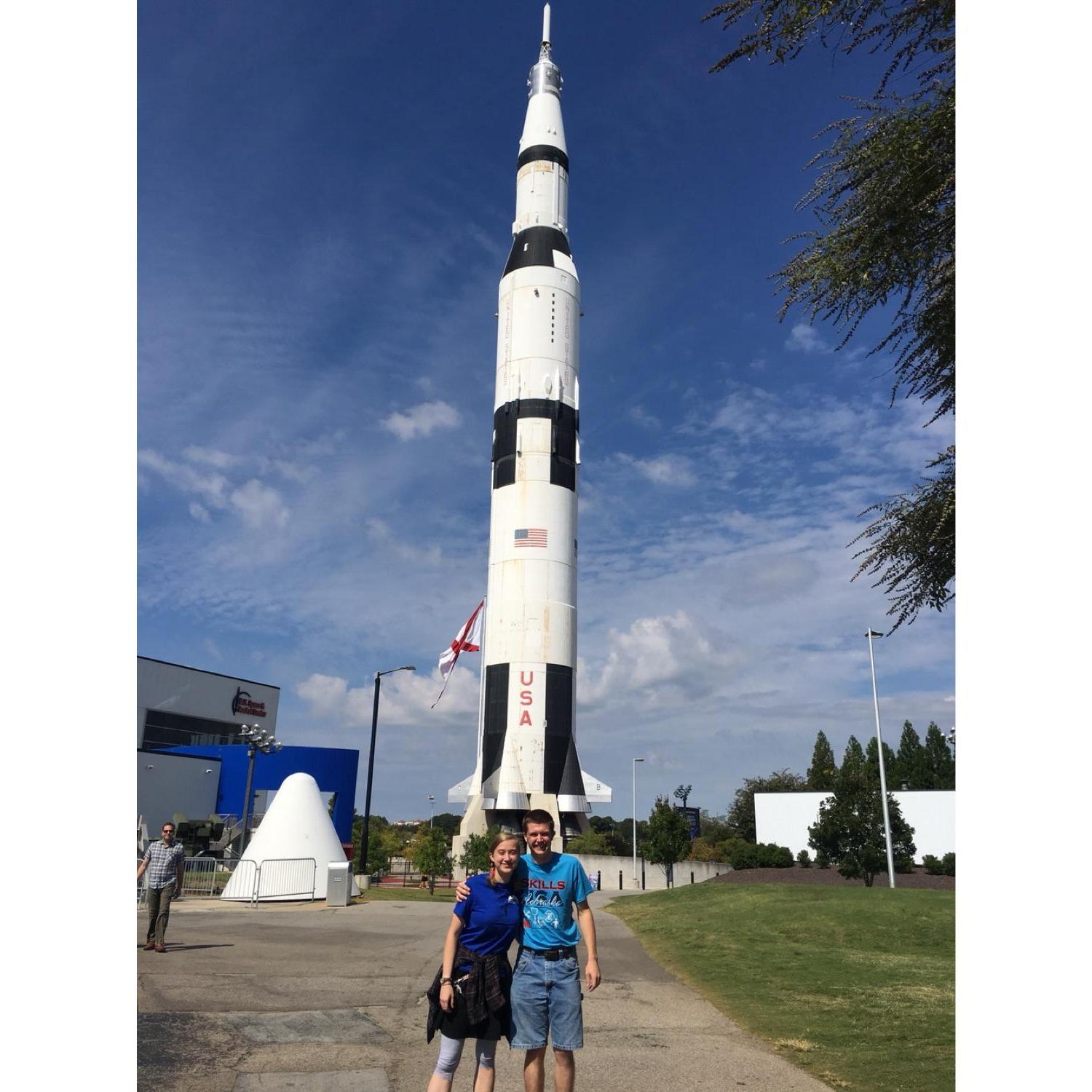 Date at the rocket center!
