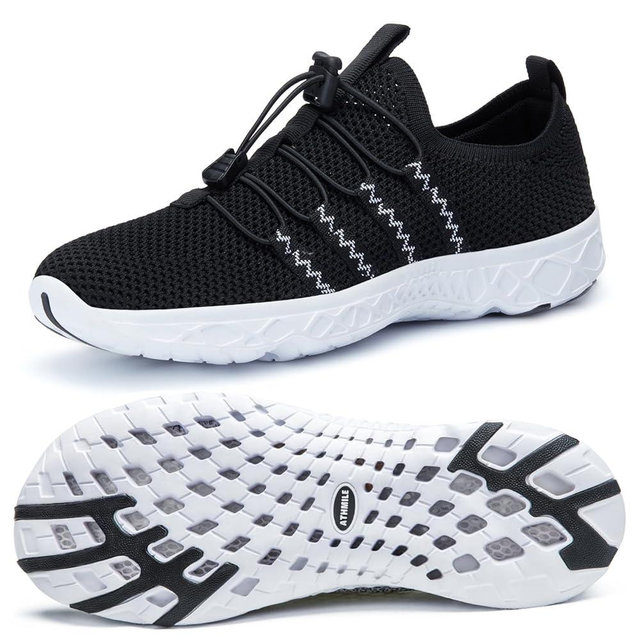 ATHMILE Water Shoes for Men Women Barefoot Hiking Swim River Shoes Adult Lake Pool Aqua Socks Beach Quick Dry for Hiking Surfing Kayaking Sport Accessories Camping Must Haves