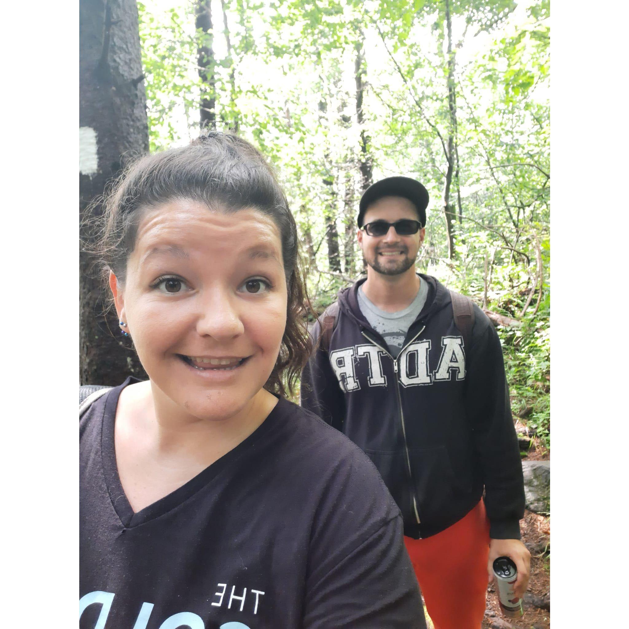 Hiking the Berkshires for the first time.