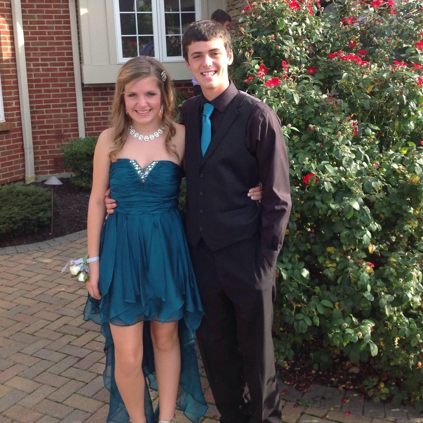 Senior homecoming 2013 - During the last slow dance, Robbie asked Christina to be his girlfriend