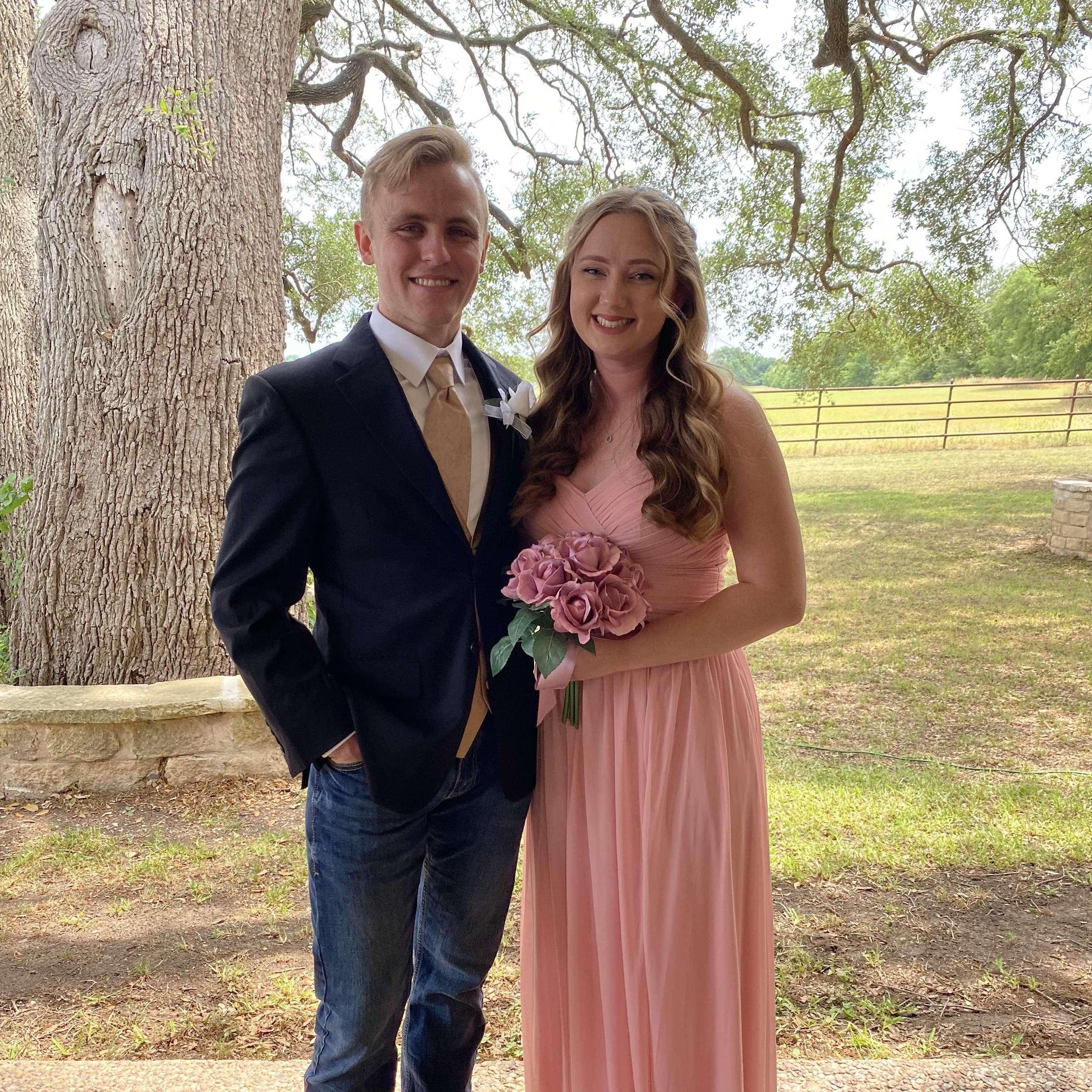 When we were Best Man and Maid of Honor at John and Emily's wedding.