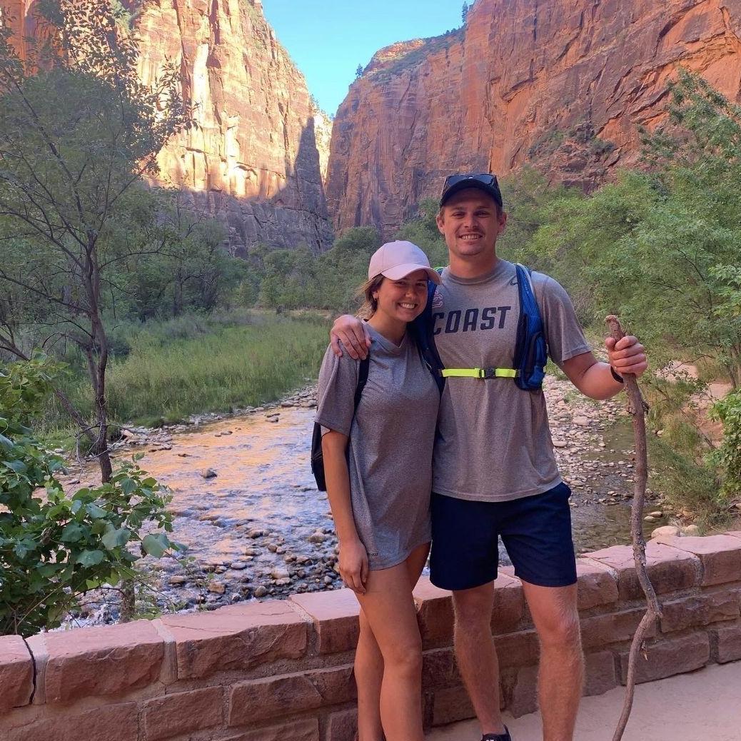 Hiking the Narrows at Zion National Park! There are too many memories to count from this road trip...