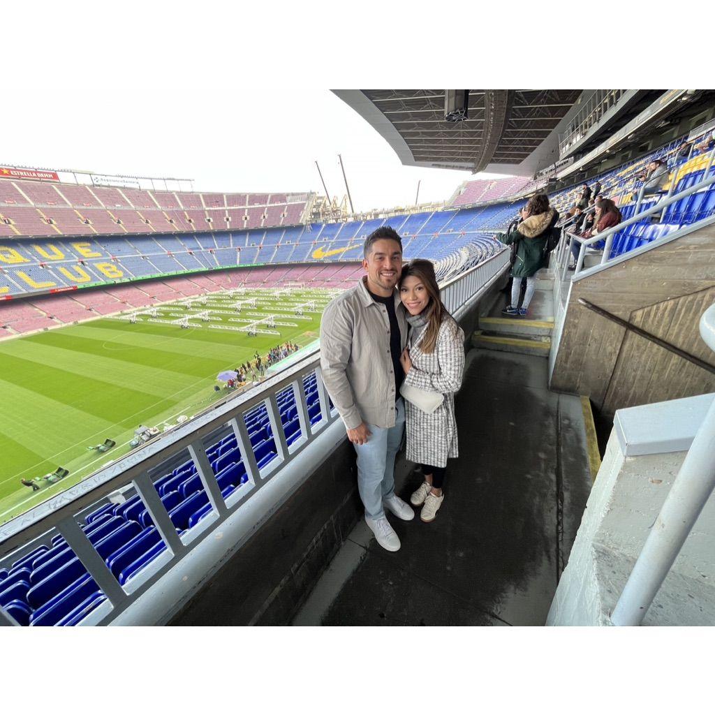 Camp Nou in Spain!