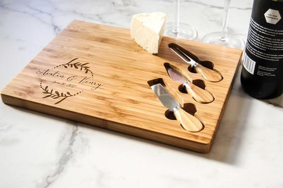 Personalized Cheese Cutting Board