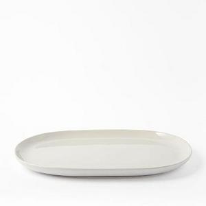 Kahlo Serveware, Large Platter, White, Speckled