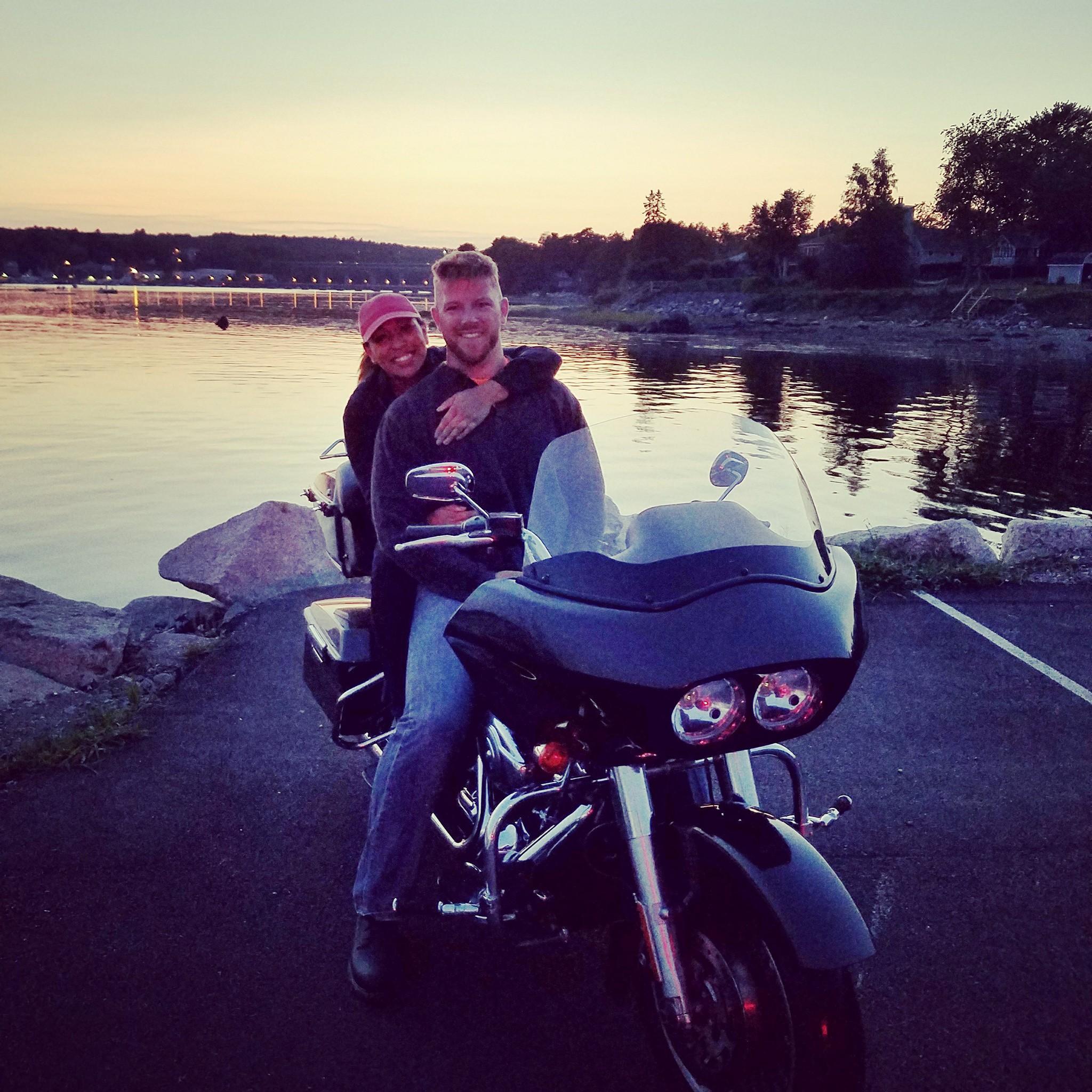 Taylor's first 200 miles on the bike Belfast, ME