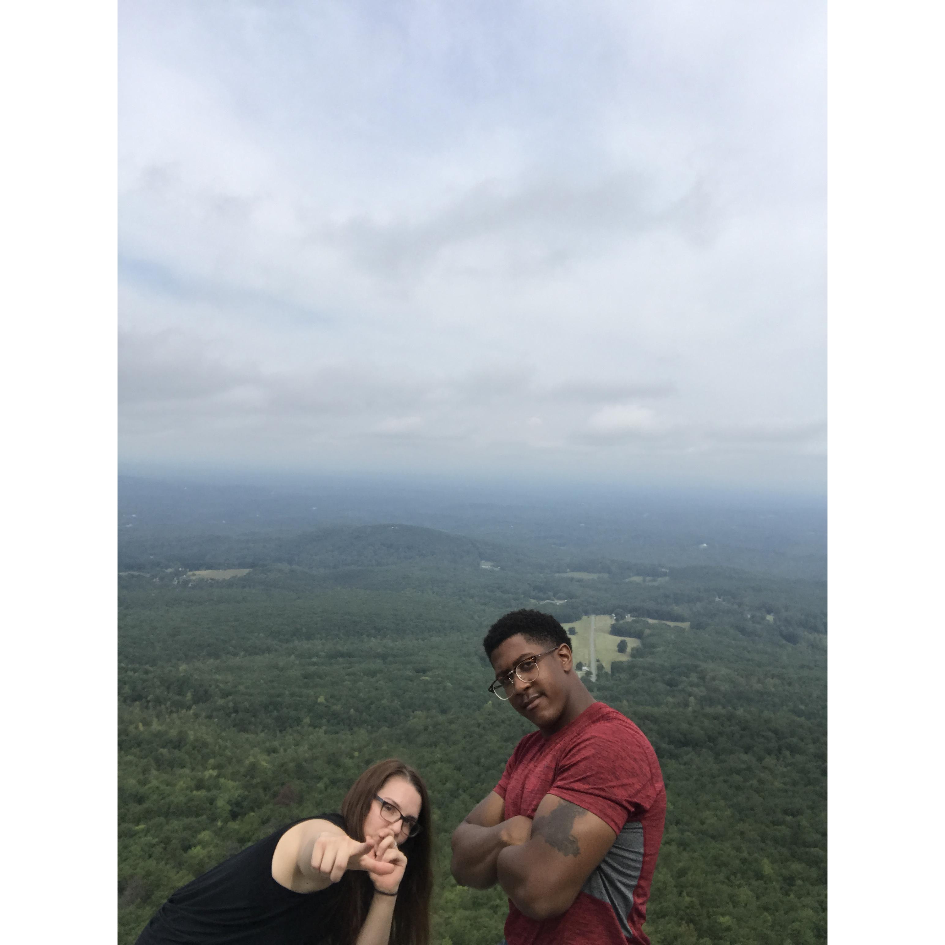 September 2018. Celebrating Zechariah's birthday at Hanging Rock and having some fun with the self timer on our phones. Our album drops later this year.