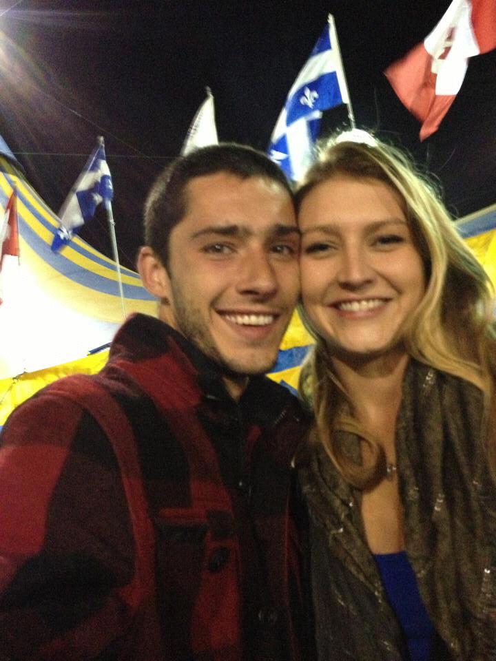Our 6th year anniversary going to Cirque du Soleil