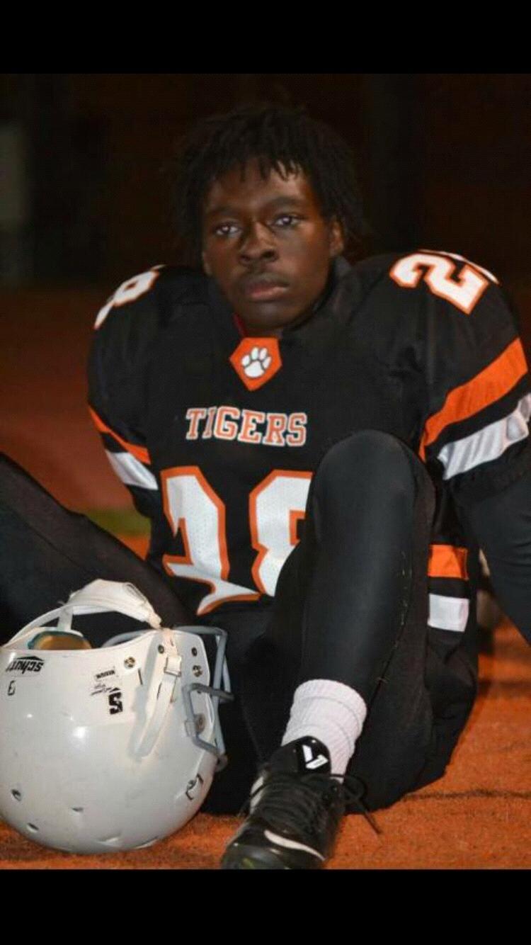 Jordan on the football field  🏈