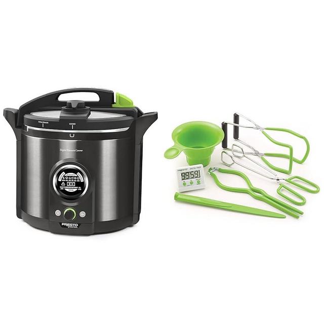 12 Qt Stainless steel Electric Pressure Canner & 7 Function Canning Kit