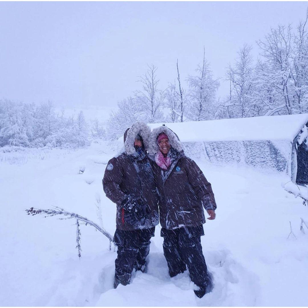 During Christmas 2020, we went to Kiruna, in Swedish Lapland. This is right before we went dogsledding.