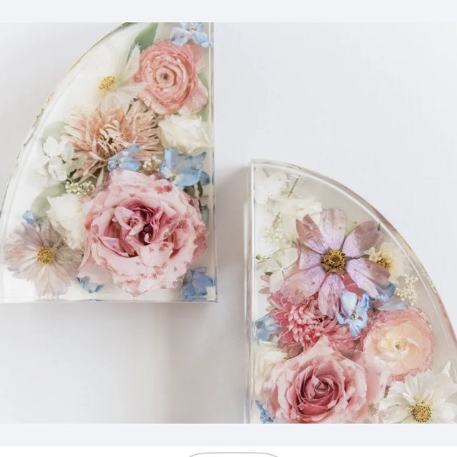 Wedding Bouquet Preservation-Book Ends