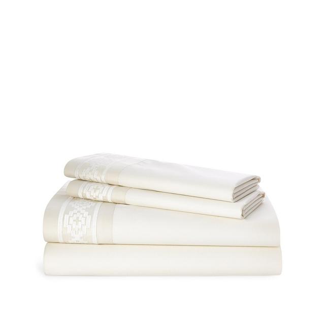 Ralph Lauren Mason Embroidered King Sheet Set