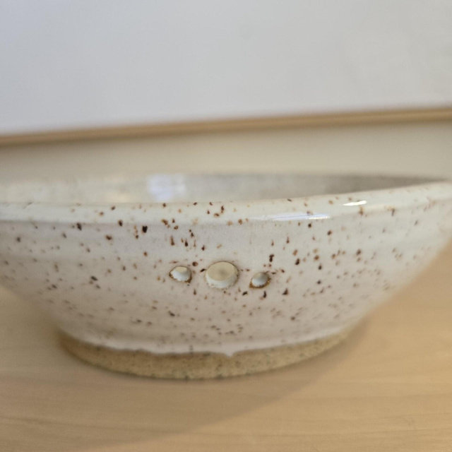 Large Herb stripper bowl and garlic grater