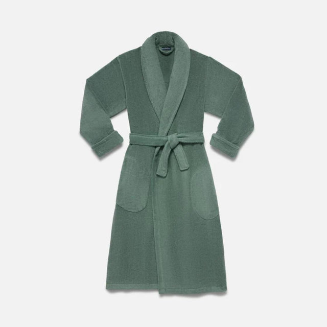 Super-Plush Robe - Botanical Green (Medium)