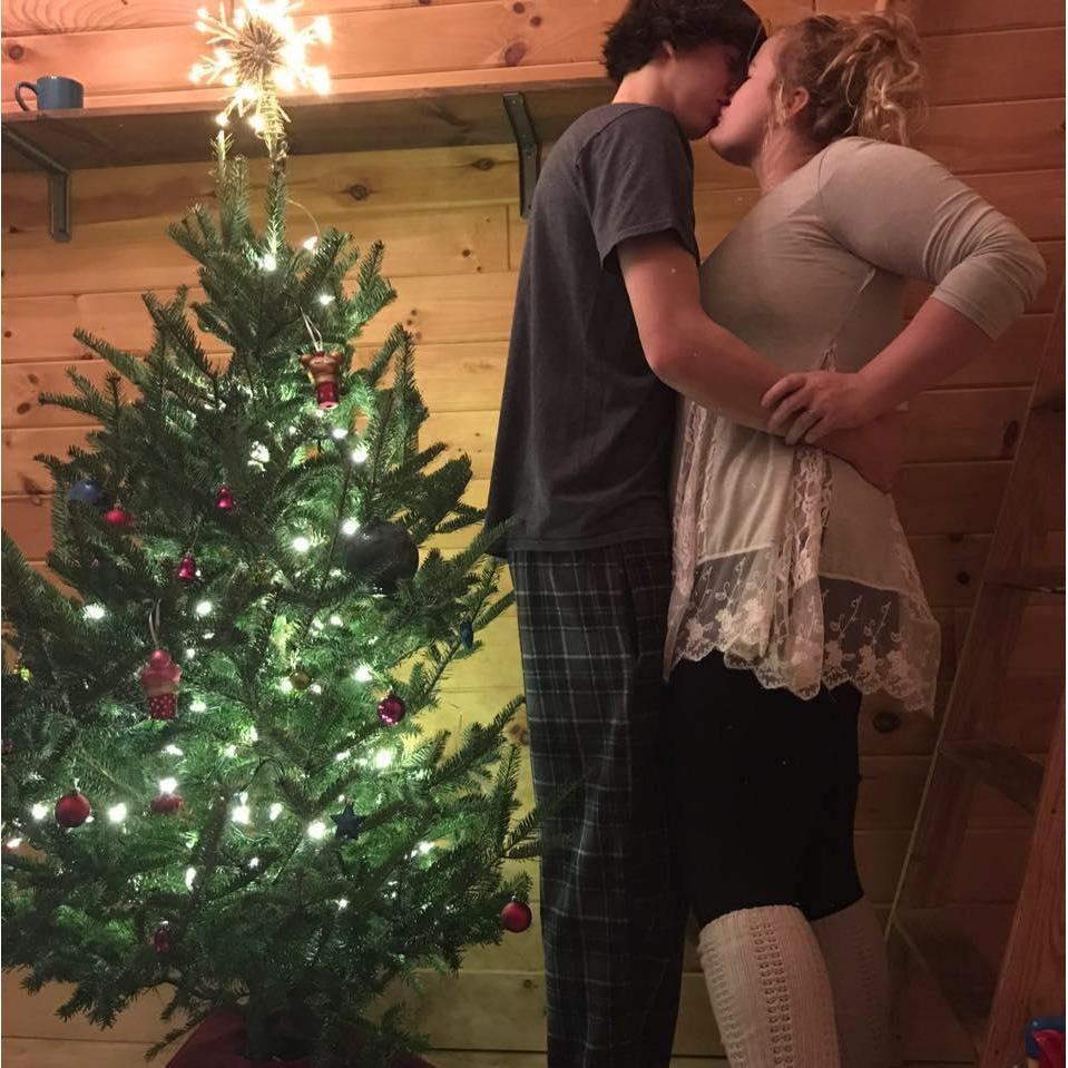 Our first christmas tree. Back when we lived in our Windsor apartment.