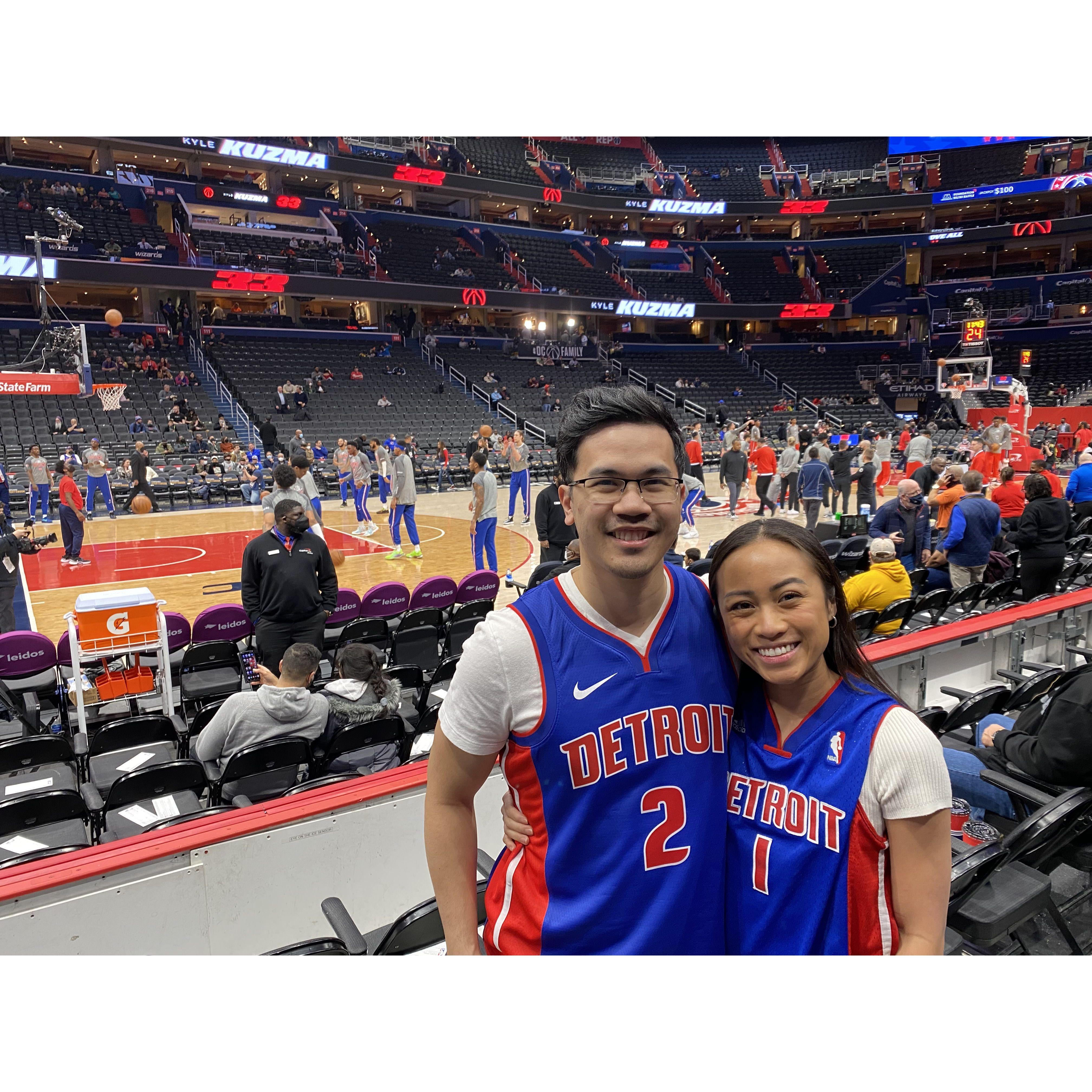 First Detroit Piston Game 2022