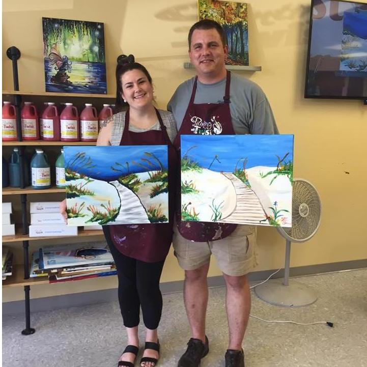Always channeling our inner Bob Ross