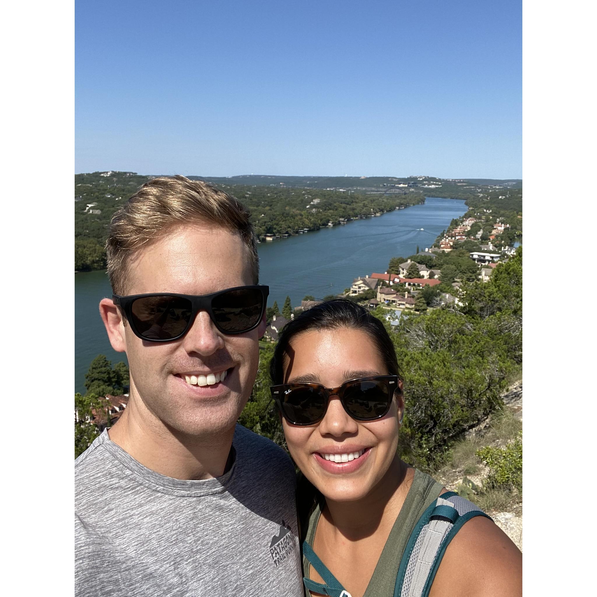 Atop Mount Bonnell in Austin, TX