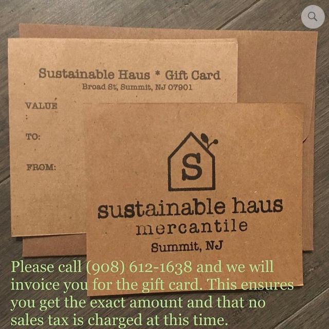 Sustainable Haus Gift Card